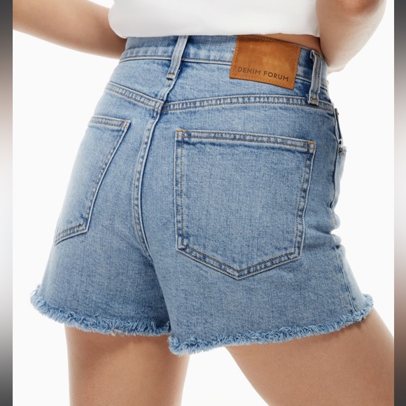 Denim Forum - SIZE 24 50’S ARLO HIGH RISE SHORT - Picture 4 of 10